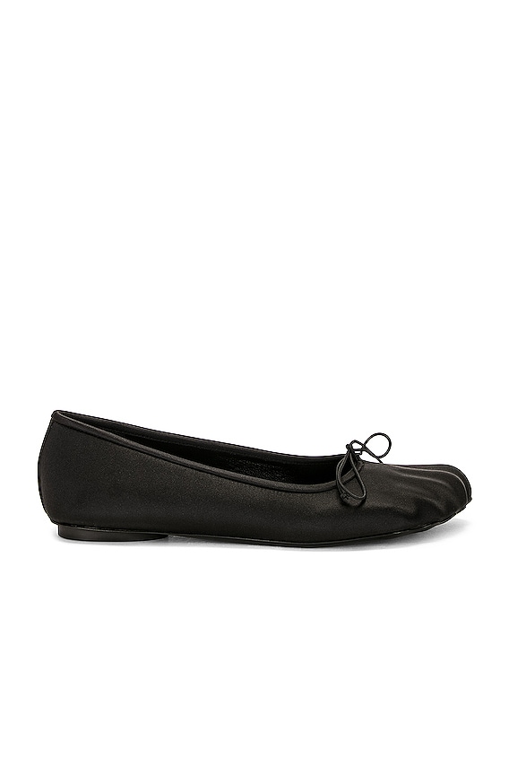 Valentino Garavani Rockstuds Black Caged Leather Ballerina