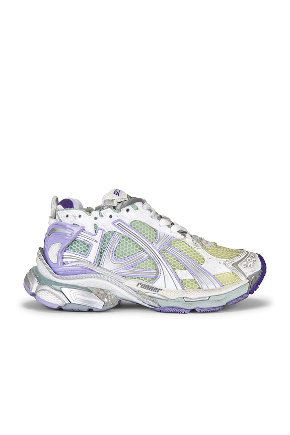 Balenciaga Runner Gradient Sneaker in Grey, Lilac, Yellow