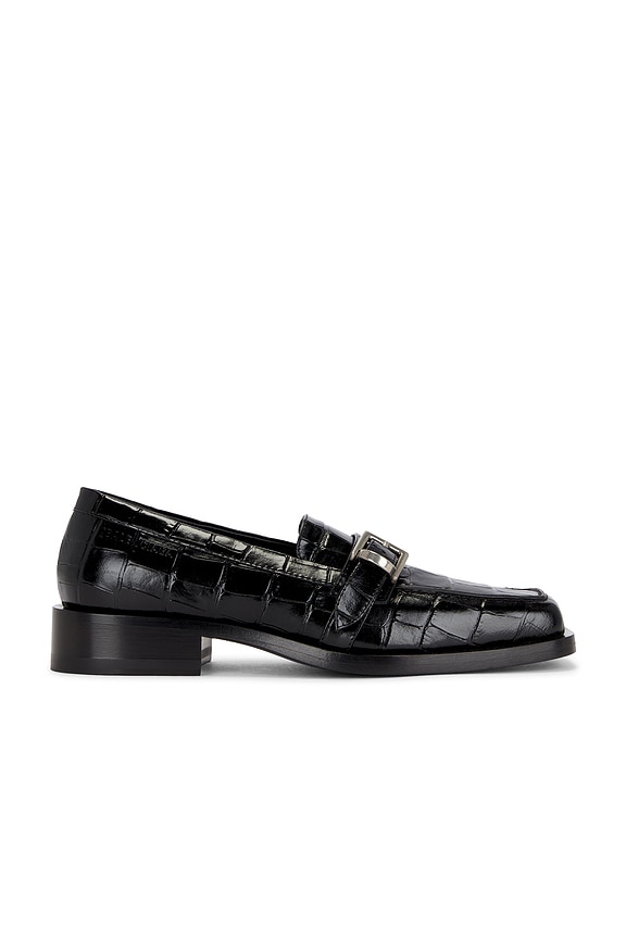 ＜最終値下！＞美品！Jil Sander/厚底レザーローファー/オックスフォード Jil Sander Heeled Loafer in Black | FWRD