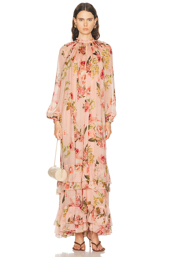chinese dress ladies Violette Bubble Hem Maxi Dress
