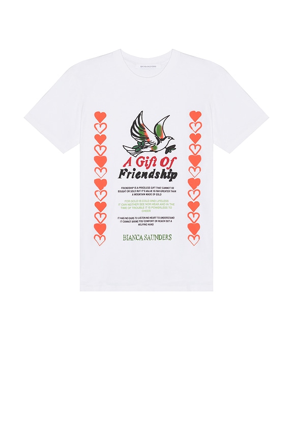 COMME des GARCONS SHIRT Christian Marclay Print Tee in White | FWRD