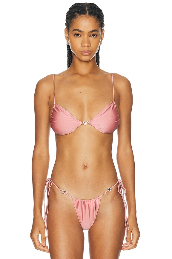 Vix Swimwear x Rosie Huntington-Whiteley Pixie Alain Bikini Top in