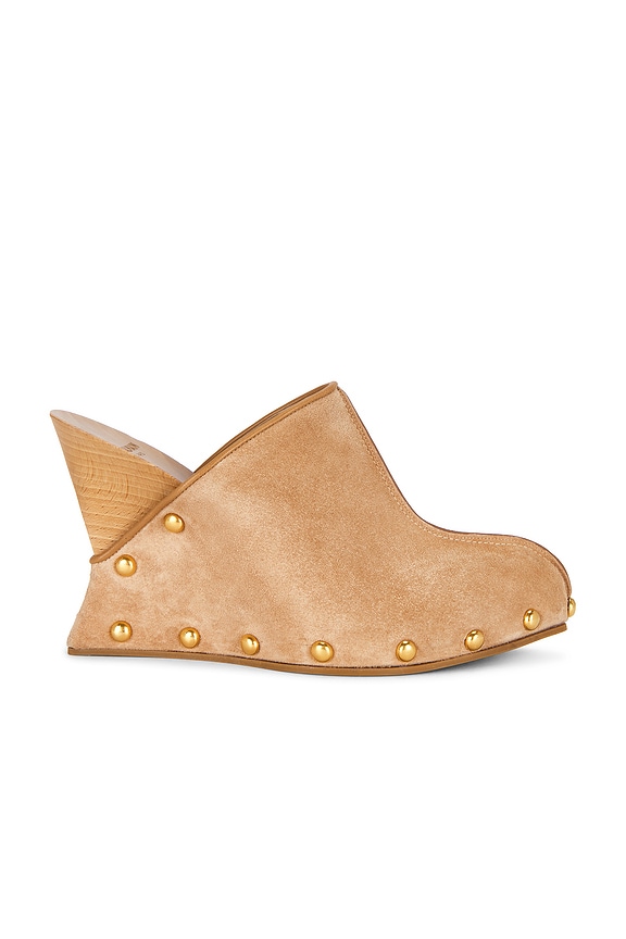 Stella McCartney Percy Platform Sandals in Light Tan | FWRD