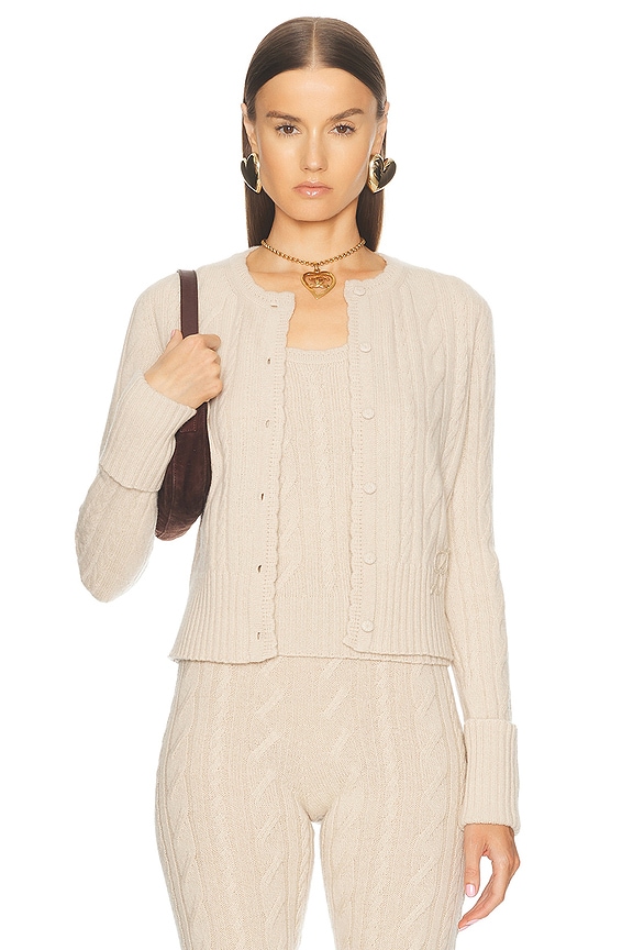 Aya Muse Eris Cardigan in Off White | FWRD