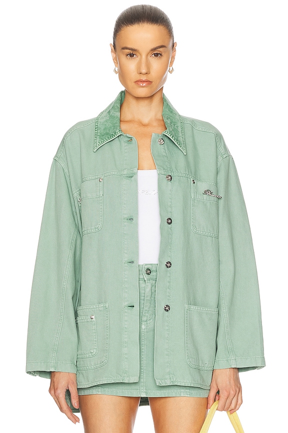 Toteme Avignon Jacket in Olive | FWRD