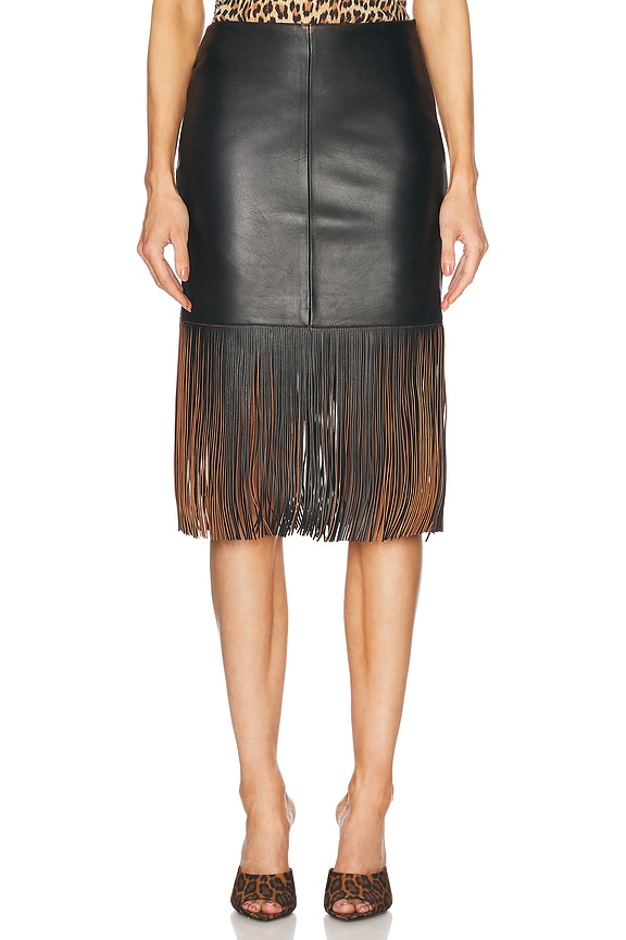 Isabel Marant Etoile Dolene Skirt in Silver | FWRD