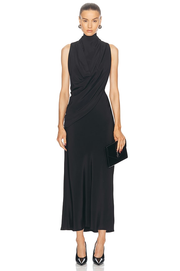 SIEDRES Segnor Dress in Black | FWRD