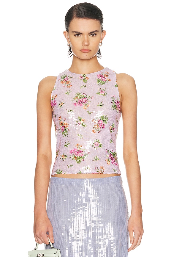 Miaou Jinx Tank Top in Lotto | FWRD