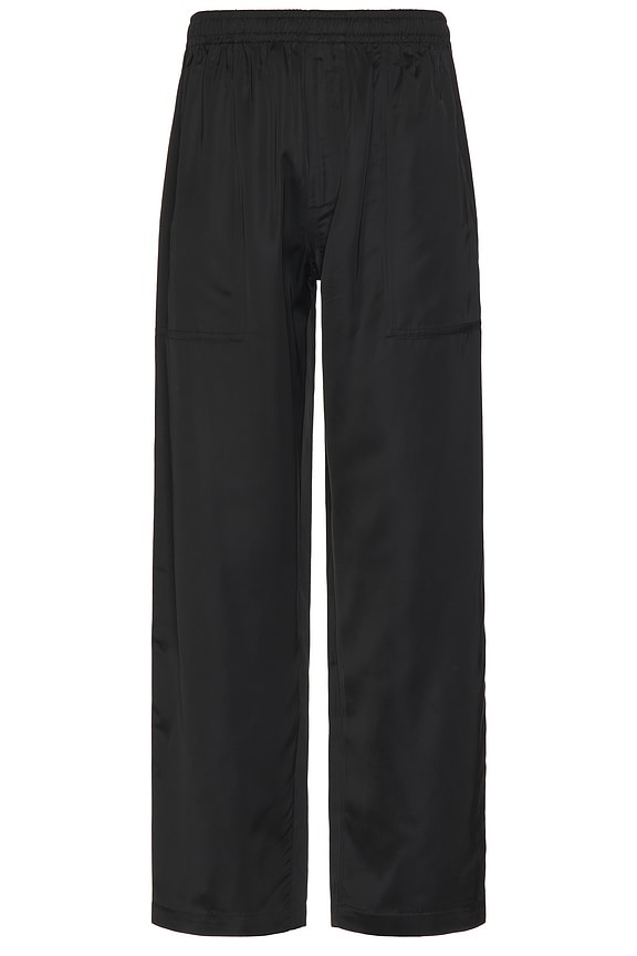 パンツ MARNI COTTON FLARE PANTS Marni Trousers in Black | FWRD
