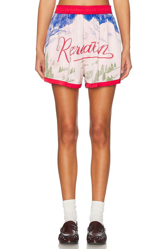 Rick Owens Dirt Cutoff Short in Iridescent | FWRD