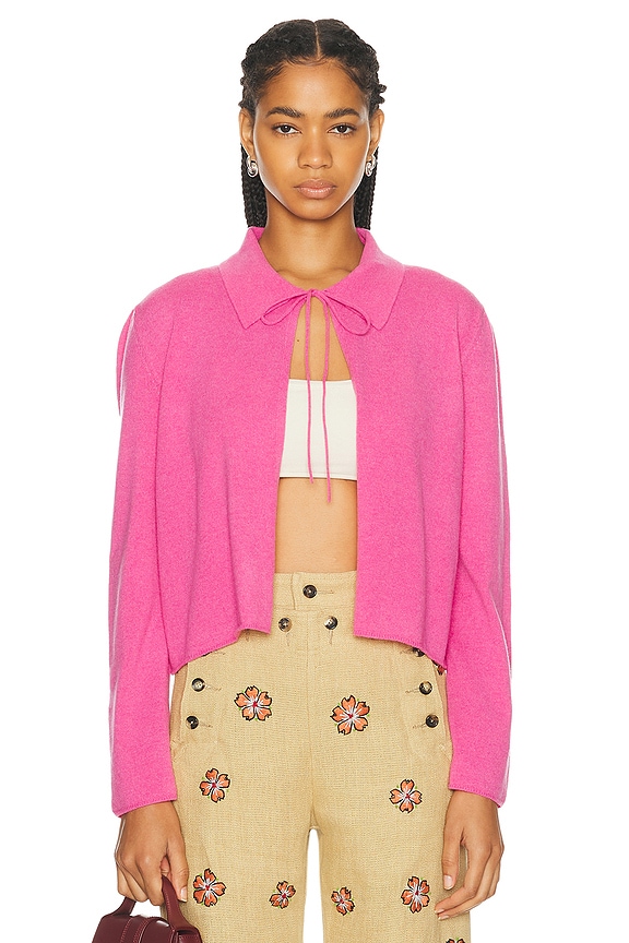 COMME des GARCONS PLAY Cardigan in Pink | FWRD