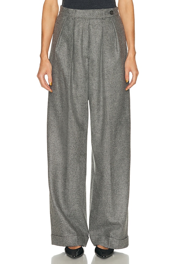 Miu Miu Wide Leg Pant in Ardesia | FWRD