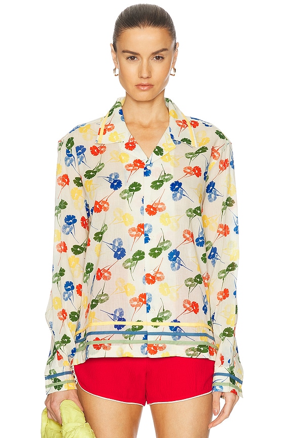 SIEDRES Zee Long Sleeve Top in Multi | FWRD