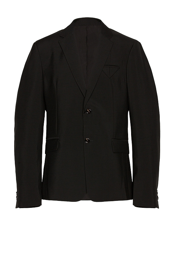 Bottega Veneta Suit Jacket in Black | FWRD Bottega Veneta Suit Jacket in Black | FWRD