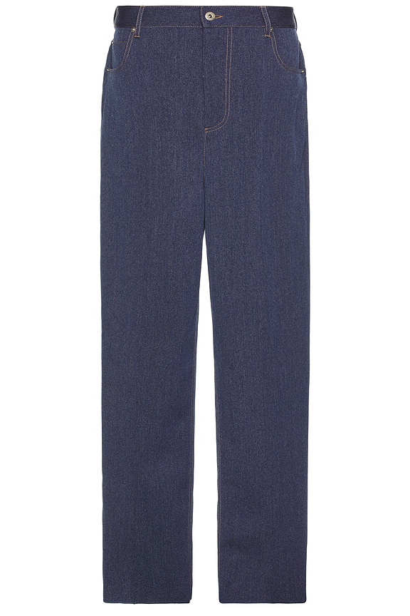Andersson Bell Unisex Patchwork Printed Denim Trompe L`Oeil Jeans