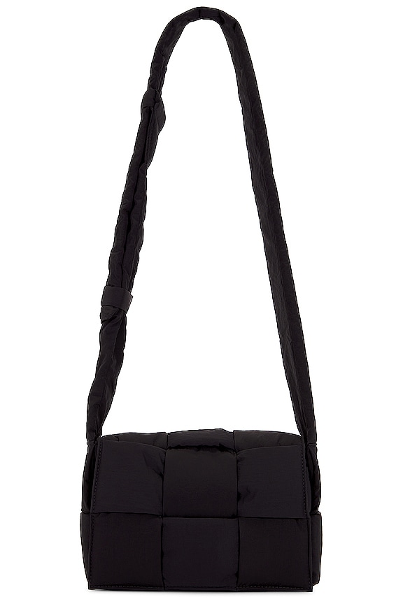 Bottega Veneta Medium Padded Tech Cassette Waxed Canvas in Bottega Veneta Medium Padded Tech Cassette Waxed Canvas in