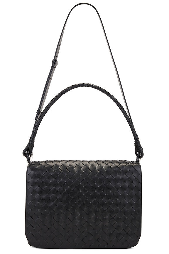 ショルダーバッグ Bottega Veneta Intrecciato 15 Avenue Bag Bottega Veneta Avenue Intreccio 15 Avenue Borsa in Black