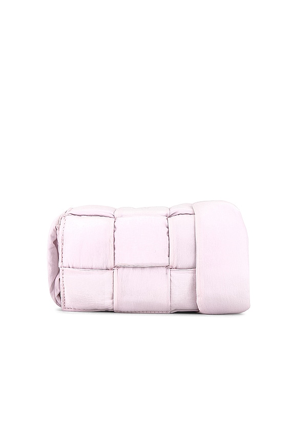 Bottega Veneta Cassette Compact Zip Around Wallet in Mermaid