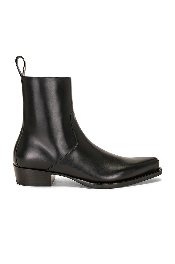 Balenciaga Trooper Rubber Boot in Black | FWRD