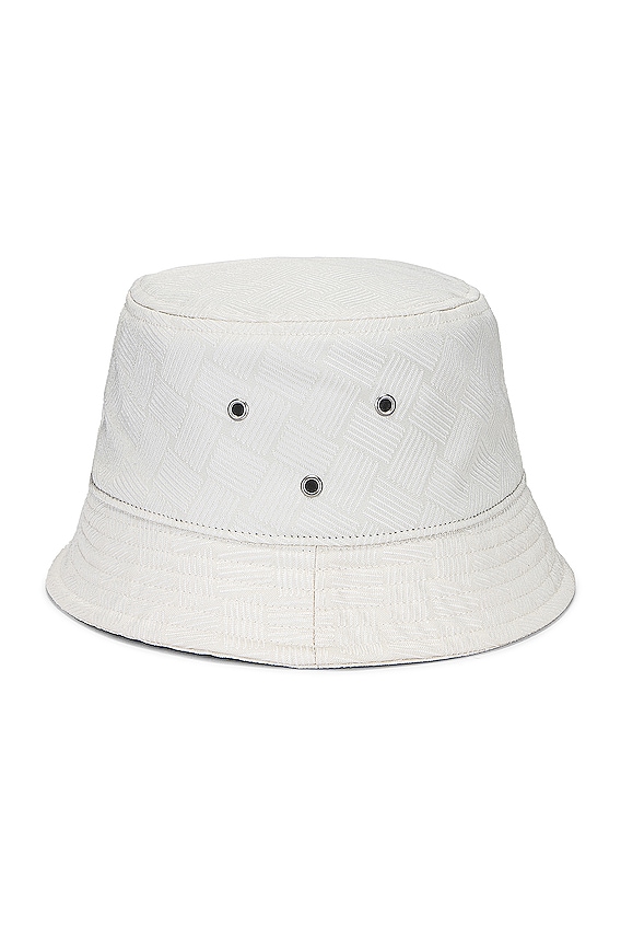 Valentino Garavani V Logo Moon Fedora in Naturale, Selleria