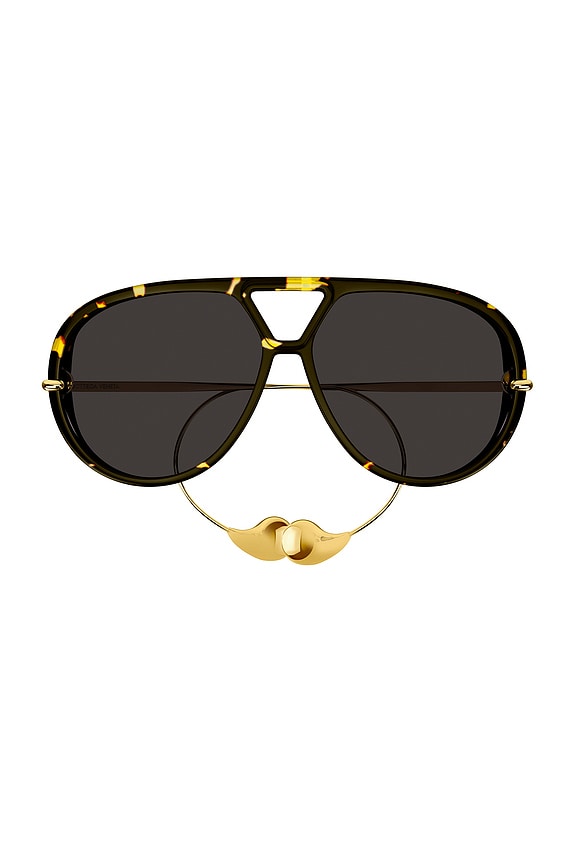Saint Laurent SL 545 Sunglasses in Transparent Cream & Light