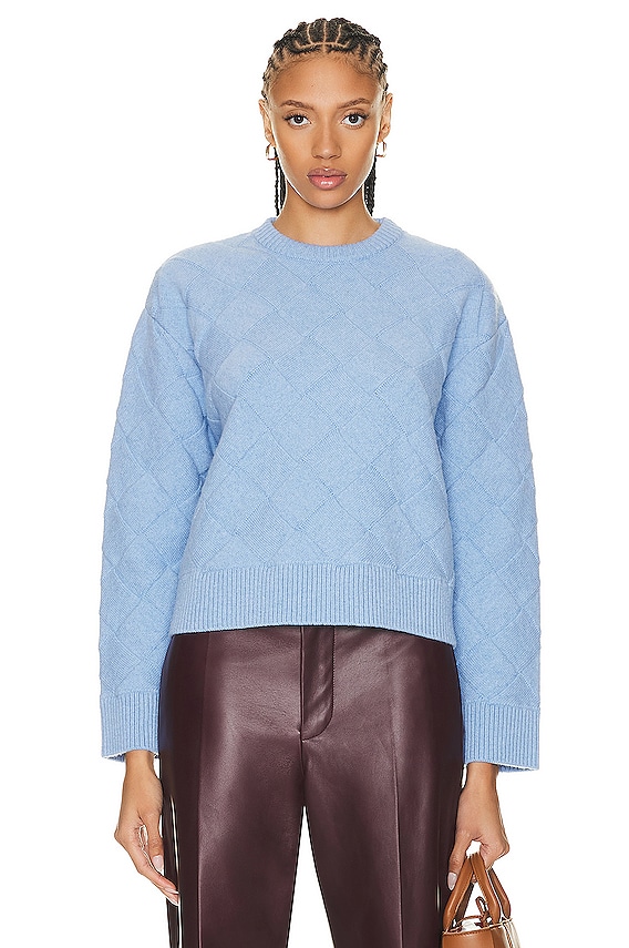 Miu Miu Long Sleeve Top in Azzurro | FWRD