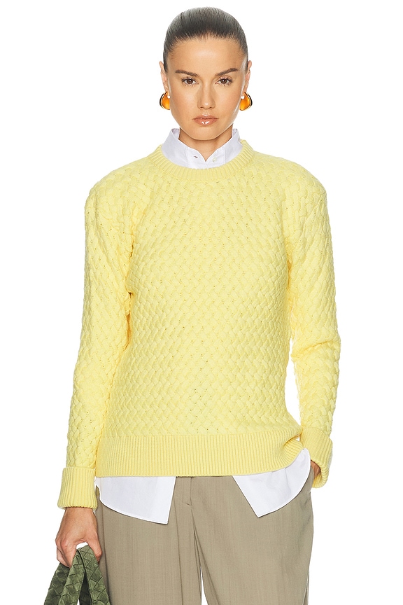 Acne Studios Kenz Sweater in Dark Green | FWRD
