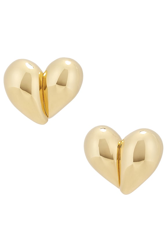 【関税&送料込】Bottega Veneta Golden Earrings Bottega Veneta Knot Earrings, Gold | Neiman Marcus