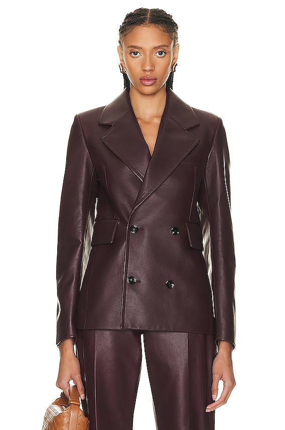 BOTTEGA VENETA ジャケット Bottega Veneta Curved Sleeve Jacket in Fennel Seed | FWRD