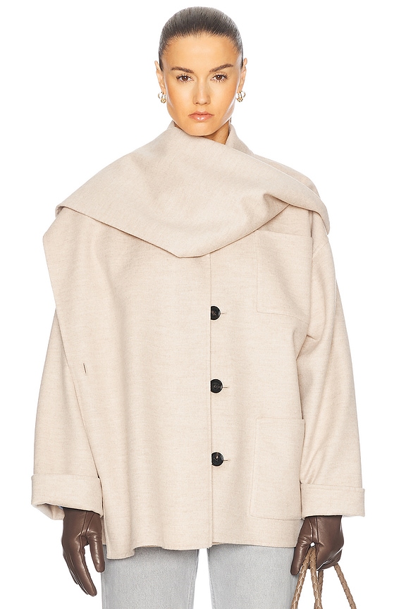Rick Owens Sail Jacket in Pearl | FWRD