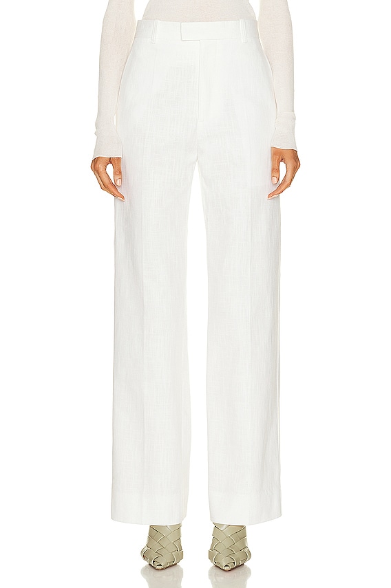 パンツ GIVENCHY White Linen Wide-Leg Pant Givenchy パンツ - Ecru | FWRD