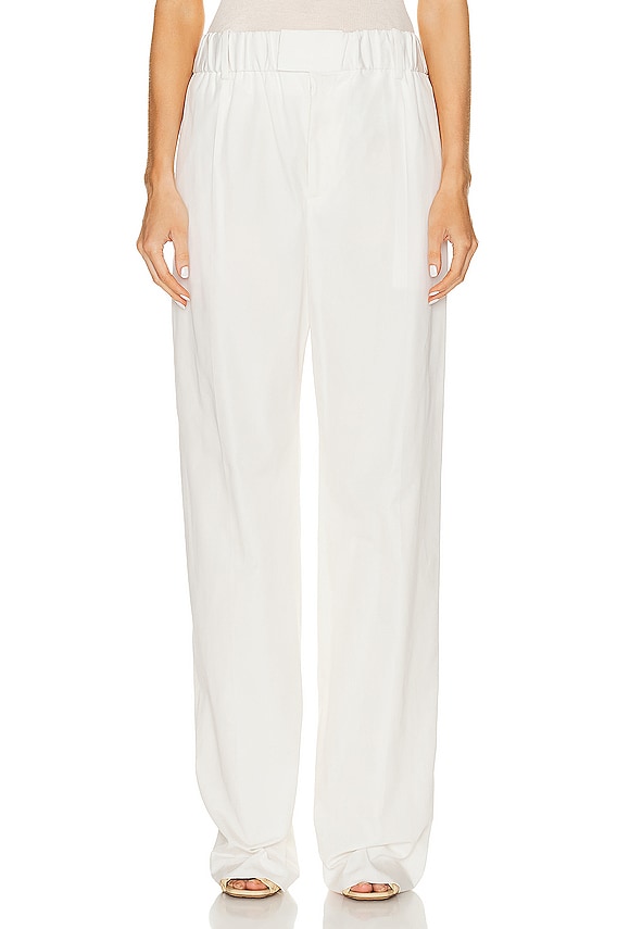 Jil Sander Sheer Pant in White | FWRD