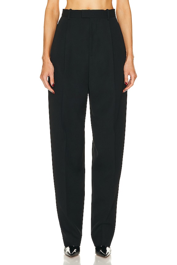 Bottega Veneta Tapered Pant in Fondant & Black | FWRD