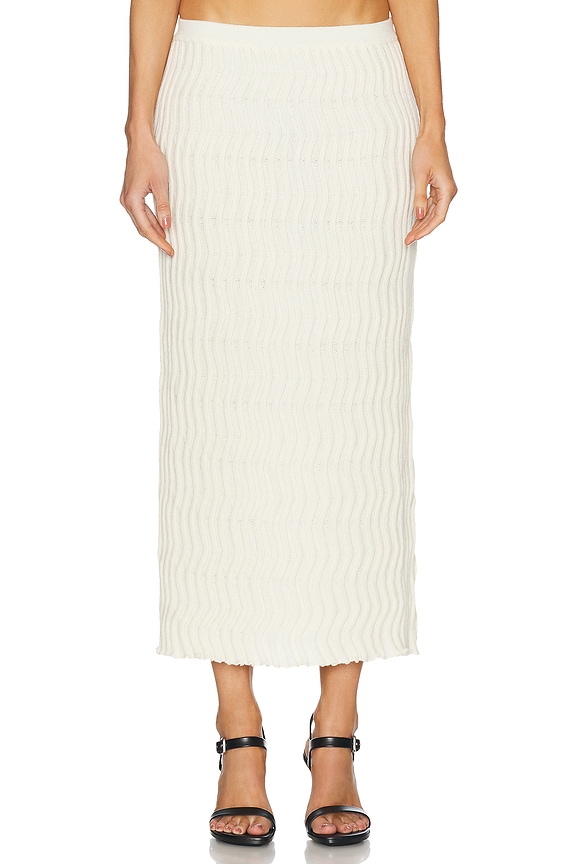 Jil Sander Skirt in Lemon Green | FWRD