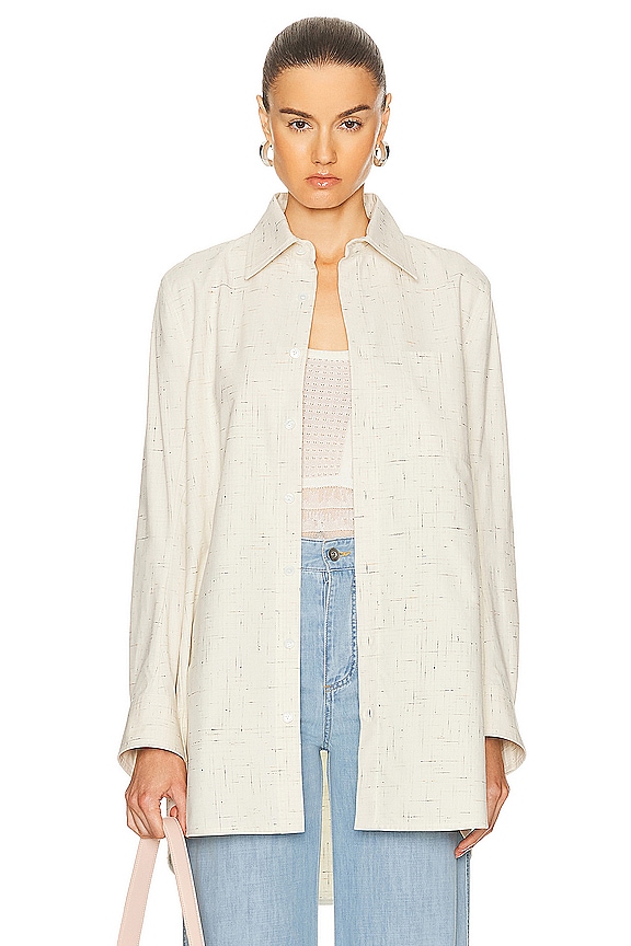 Isabel Marant Uliana Shirt in Light Blue | FWRD