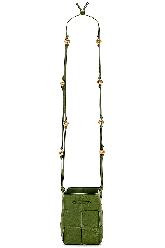 Bottega Veneta Candy Cassette Crossbody Bag in Redstone