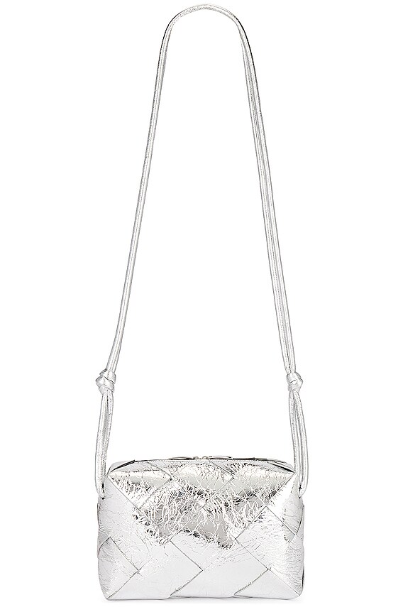 Dolce & Gabbana Triangle Bikini Set in Silver | FWRD