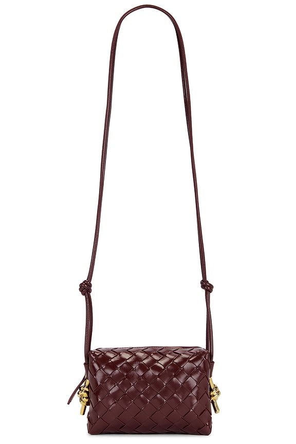 Bottega Veneta - Arco 29 Storm Blue Woven Leather Small