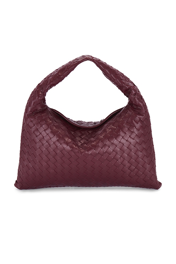 Bottega Veneta Small Hop Bag in Pinecone & Muse Brass | FWRD Bottega Veneta Small Hop Bag in Pinecone & Muse Brass | FWRD
