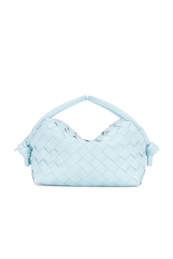 【BOTTEGA VENETA】BAGUETTE SHOULDER BAG Bottega Veneta Baguette Shoulder Bag in New Sauge & M Brass