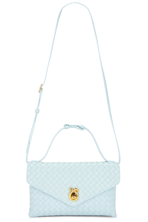 Bottega Veneta Teen Jodie Bag in Silver & Silver | FWRD