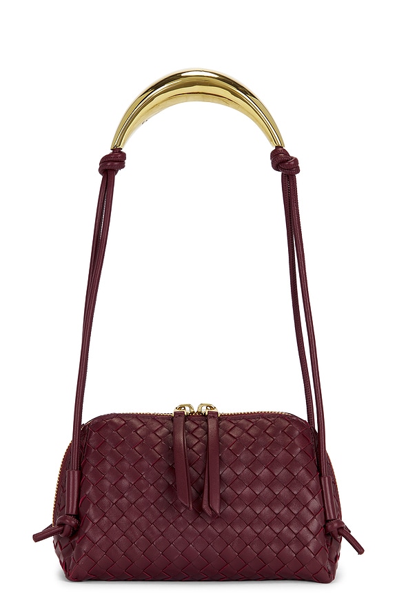 BOTTEGA VENETA パース Bottega Veneta: Off-White & Green Small Zigzag Bag | SSENSE