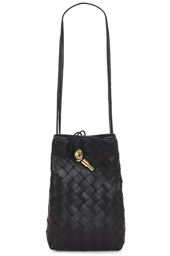 Balenciaga Xs Velvet Le Cagole Shoulder Bag in Black | FWRD