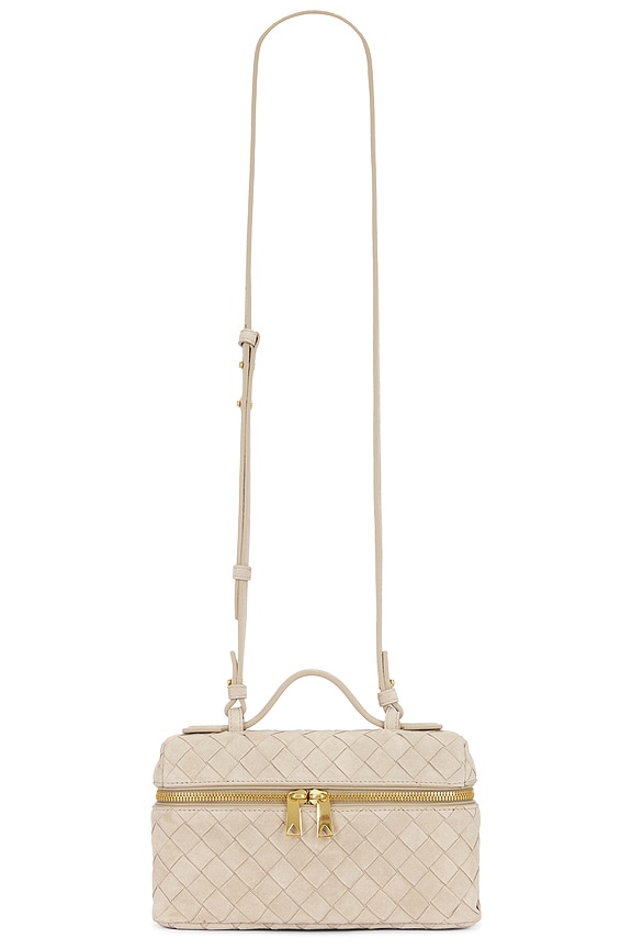 Bottega Veneta Mini Wallace Bag in Pinecone & Gold | FWRD