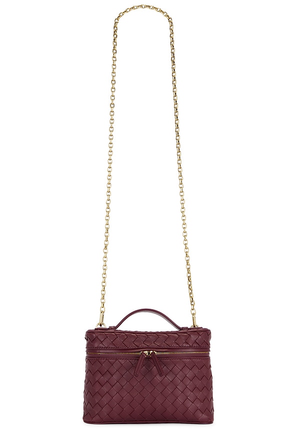 Bottega Veneta Small East West Andiamo Bag in Fresh Mint & Muse