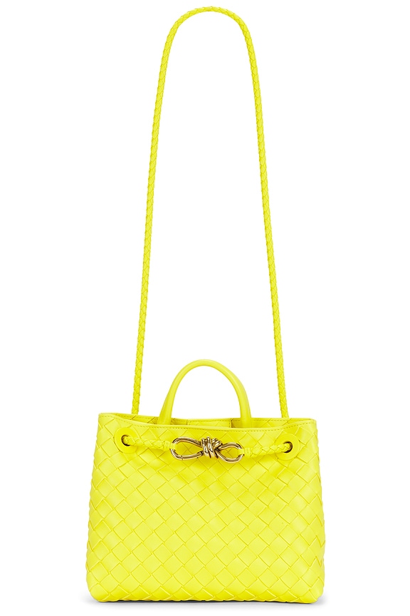 Bottega Veneta Mini Candy Cassette Camera Bag in Parakeet & Silver