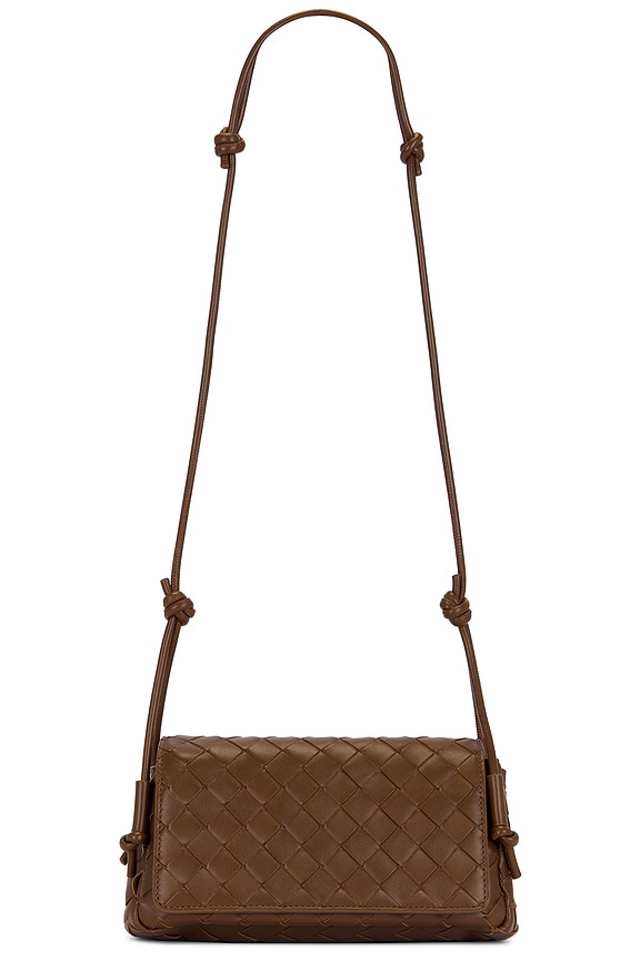 Bottega Veneta Andiamo Crossbody Bag in Fondant & Muse Brass | FWRD