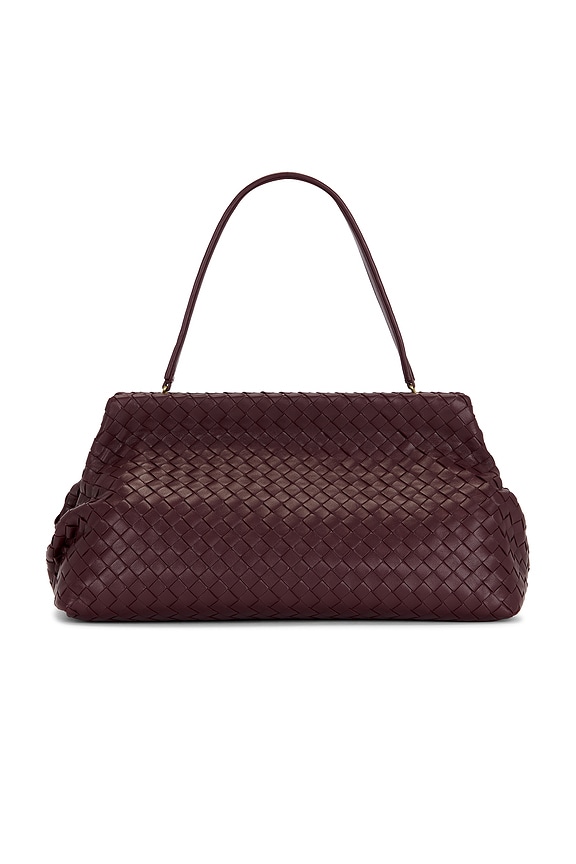 Bottega Veneta Small East West Andiamo Bag in Fondant & Muse Brass