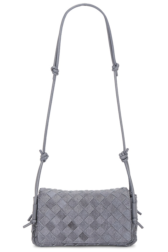 Bottega Veneta Dustbag Giorno Bag in Cloudy Indigo, Gray Mix