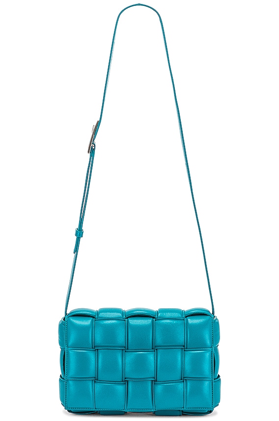 【BOTTEGA VENETA】Leather Cassette Bag Fountain Buy Bottega Veneta Cassette Bag 'Fountain/Silver' - 578004